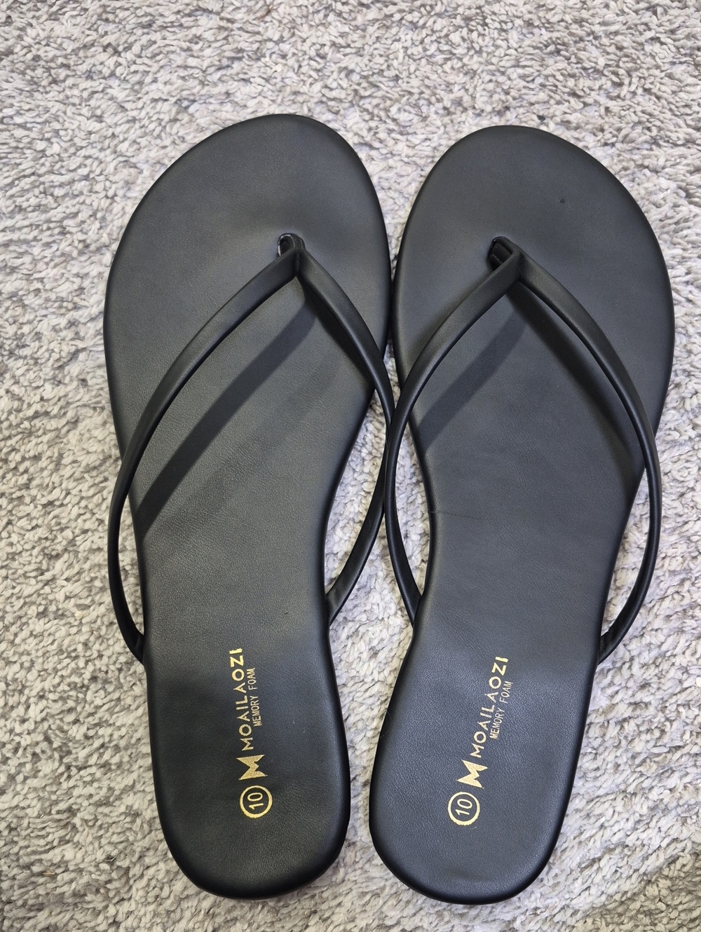 MOAILAOZI memory Foam Flip Flops